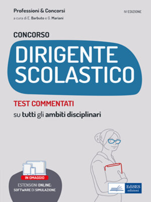 cover image of Concorso Dirigente scolastico--Test commentatiSecondaria di I e II grado